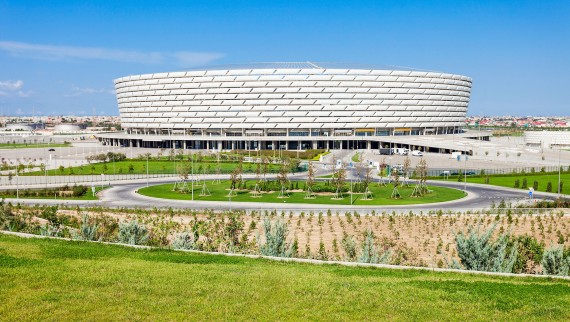 巴库奥林匹克体育场，阿塞拜疆巴库 (© Andrey Khrobostov / Alamy Stock Photo)